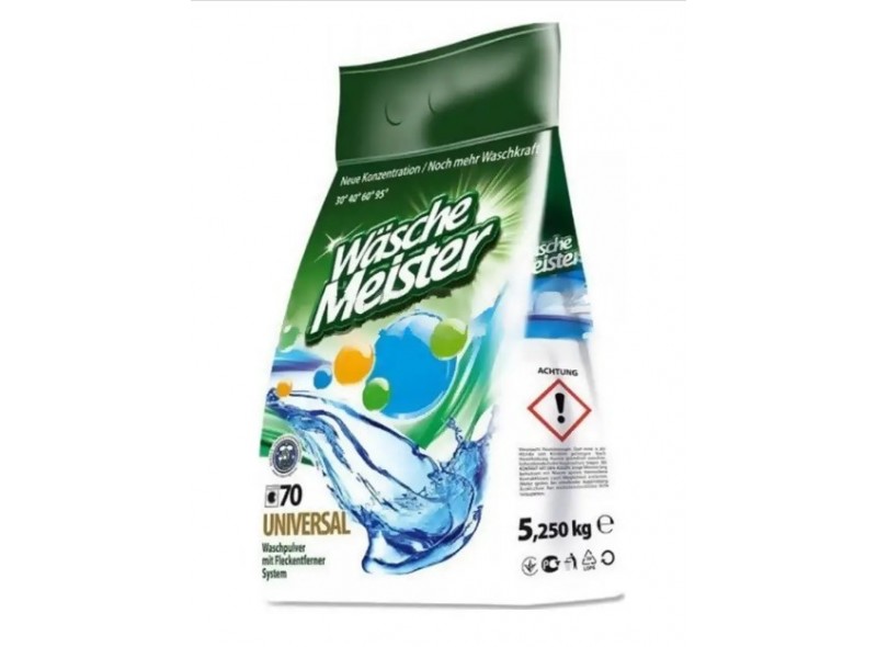 Стиральный порошок WASCHE MEISTER Universal 5,25 кг, п/е (97-129)